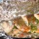 Trout baked in foil with vegetables Trout dishes with vegetables