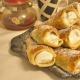Puff pastry rolls with butter cream